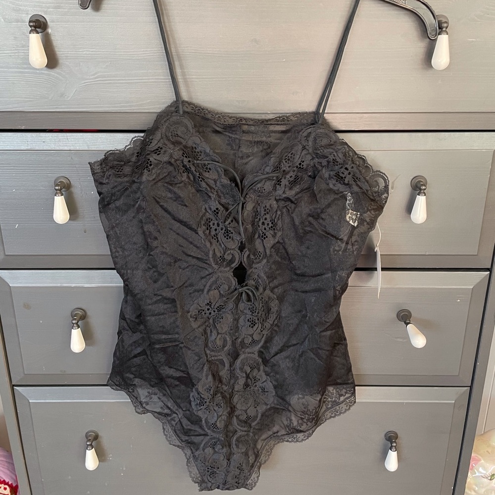 1981 Vintage Tosca Lingerie lace bodysuit